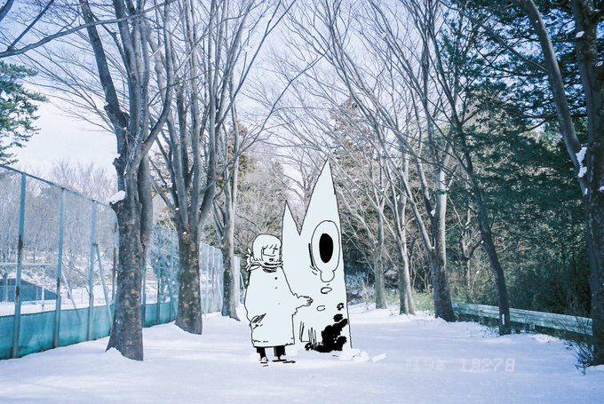 「枯れ木 雪」のTwitter画像/イラスト(古い順)