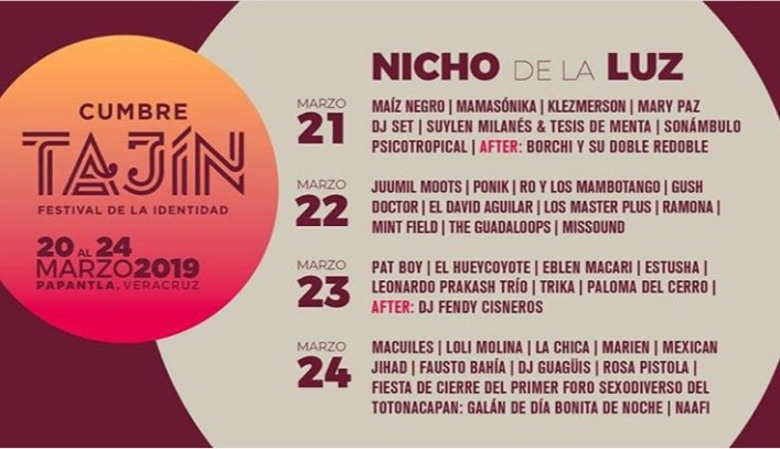 danniiescotto's tweet photo. Feliz inicio de semana #Lunes Se parte de esta gran #evento nicho de la luz música y muchas cosas más  del 20 al 24 de marzo durante @CumbreTajin  #20cumbre #Veracruz #México  

@THOMPSONSECURIT  te invita a vivir esta gran experiencia 😎🤗 https://t.co/qvy2pWFmXk
