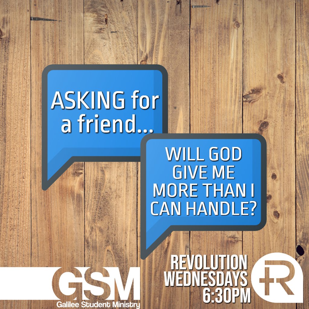 Good Question...
Come find out the answer Wednesday Night!

5:30 Dinner: PIZZA 
6:30 [REVOLUTION] 

Haiti Mission Trip Meeting after [REVOLUTION] room 301 in the gym. #ToHaitiWithLove