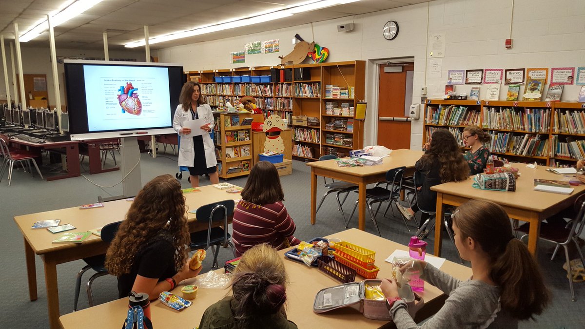 It's not everyday that a Pediatric Cardiologist visits your school! Thank you to Dr. Garafolo of <a href="/demanddeborah/">Deborah Heart and Lung Center</a> for taking the time to meet with some of our incredible 5th &amp; 6th graders during today's Leadership Lunch!