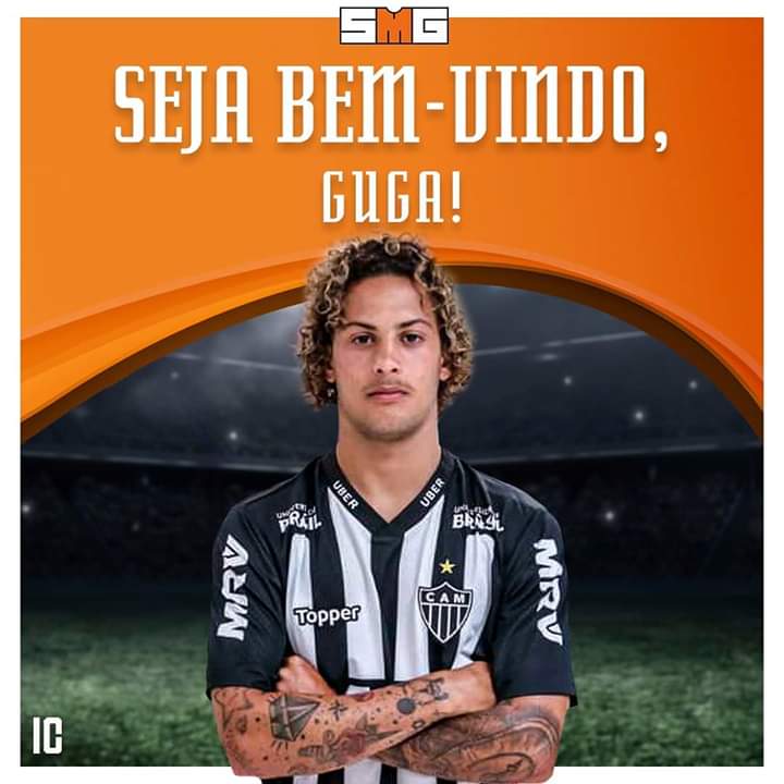 time_smg's tweet photo. O lateral-direito @guga_rodrigues2, do @Atletico, é o mais novo reforço do #TimeSMG! Seja bem-vindo e vamos juntos nessa caminhada! #Guga #AtléticoMineiro #Atlético #Galo #CAM #AtléticoMG https://t.co/JaPYzvaV3o