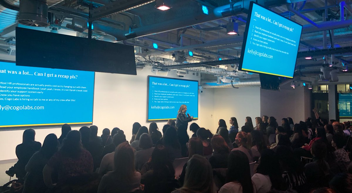 “HR is your friend” <a href="/kmcdizzle/">Kelly McDonald</a>, the self-proclaimed rosé fairy, shares how to handle harassment or discrimination at work with valuable tips, a guiding hand and brilliant humor @shegeeksout <a href="/facebook/">Facebook</a>