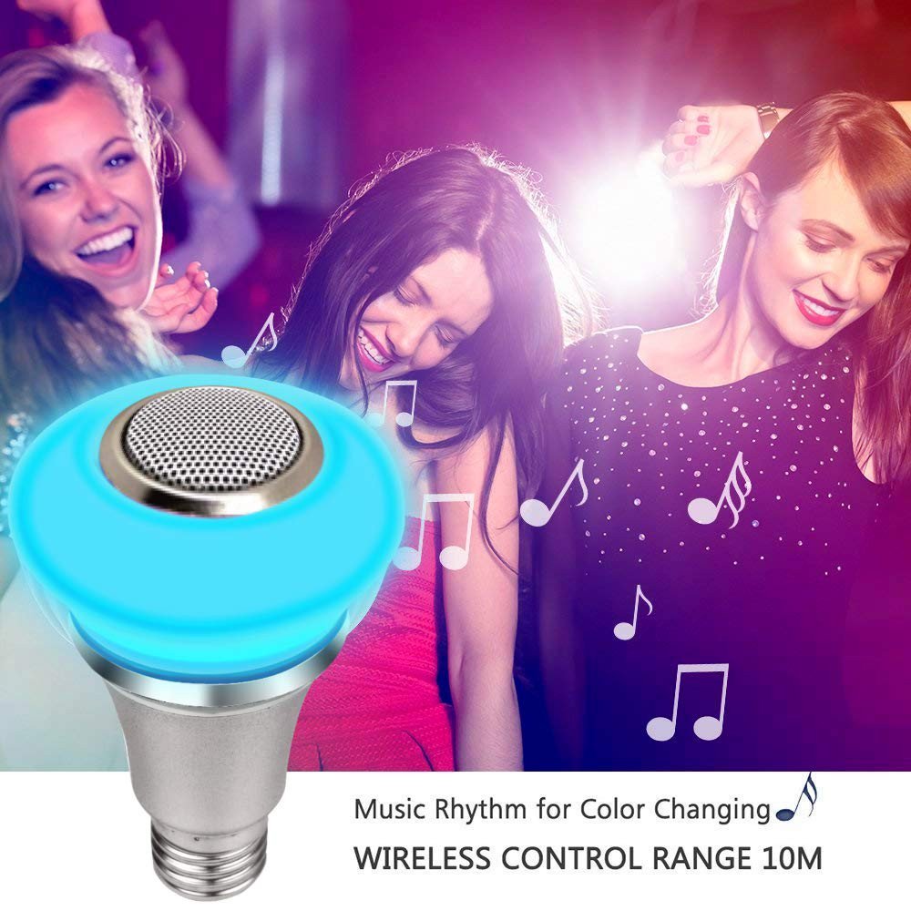Queen smart bulb speaker bring you and your friends wonderful party, colorful life! Have good fun!
* Elegant outlooking
* RGB, more than 16 millions colors
* Color changing matching the music
* Popular in North America &amp; Europe
#rgb #color #bulbs #lighting #bluetooth
