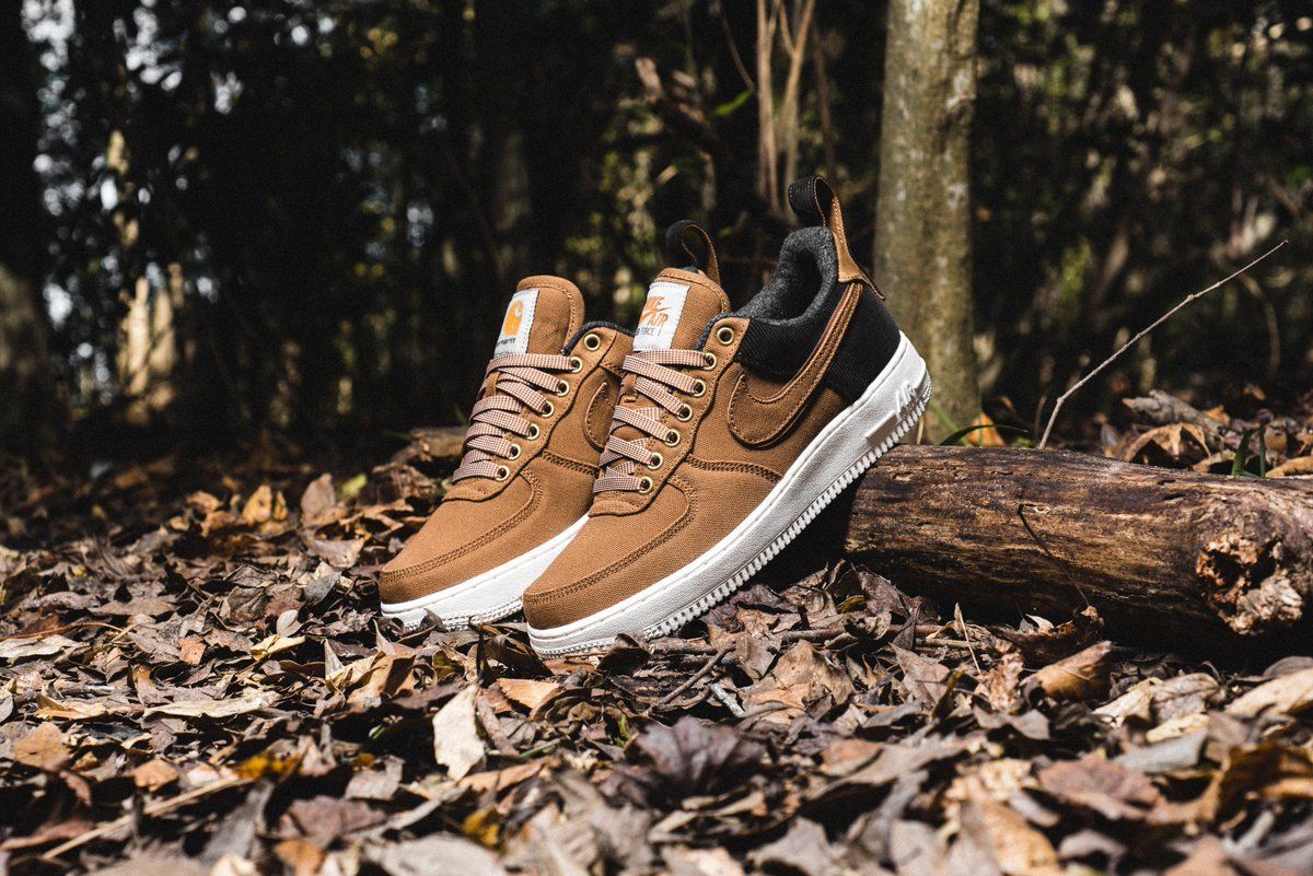 ad Last sizes for the Carhartt Nike Air Force 1 Low on sale for $104 shipped!

Use code SAVE20 at checkout -> bit.ly/2DaC9Zr