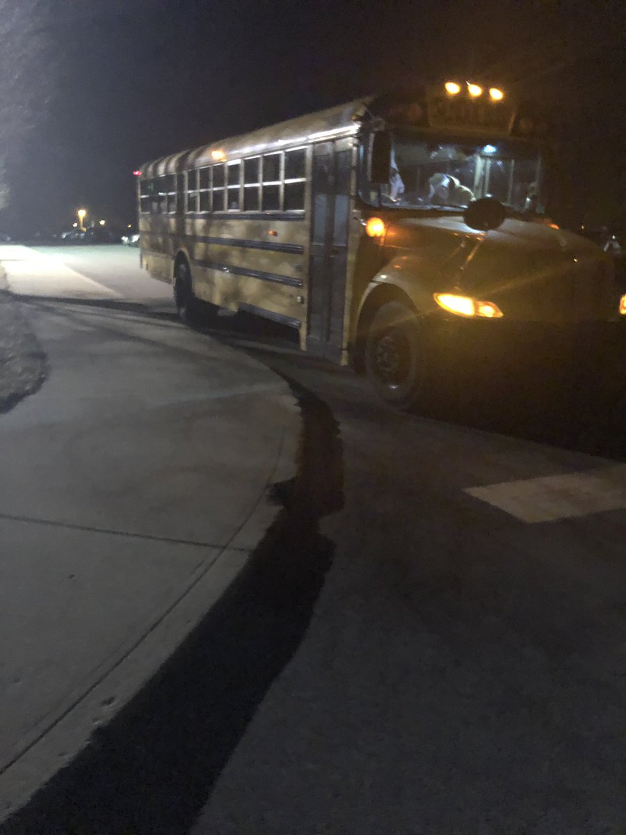 Yorktown already has the bus warming up and it’s only halftime. #WarmUpTheBus