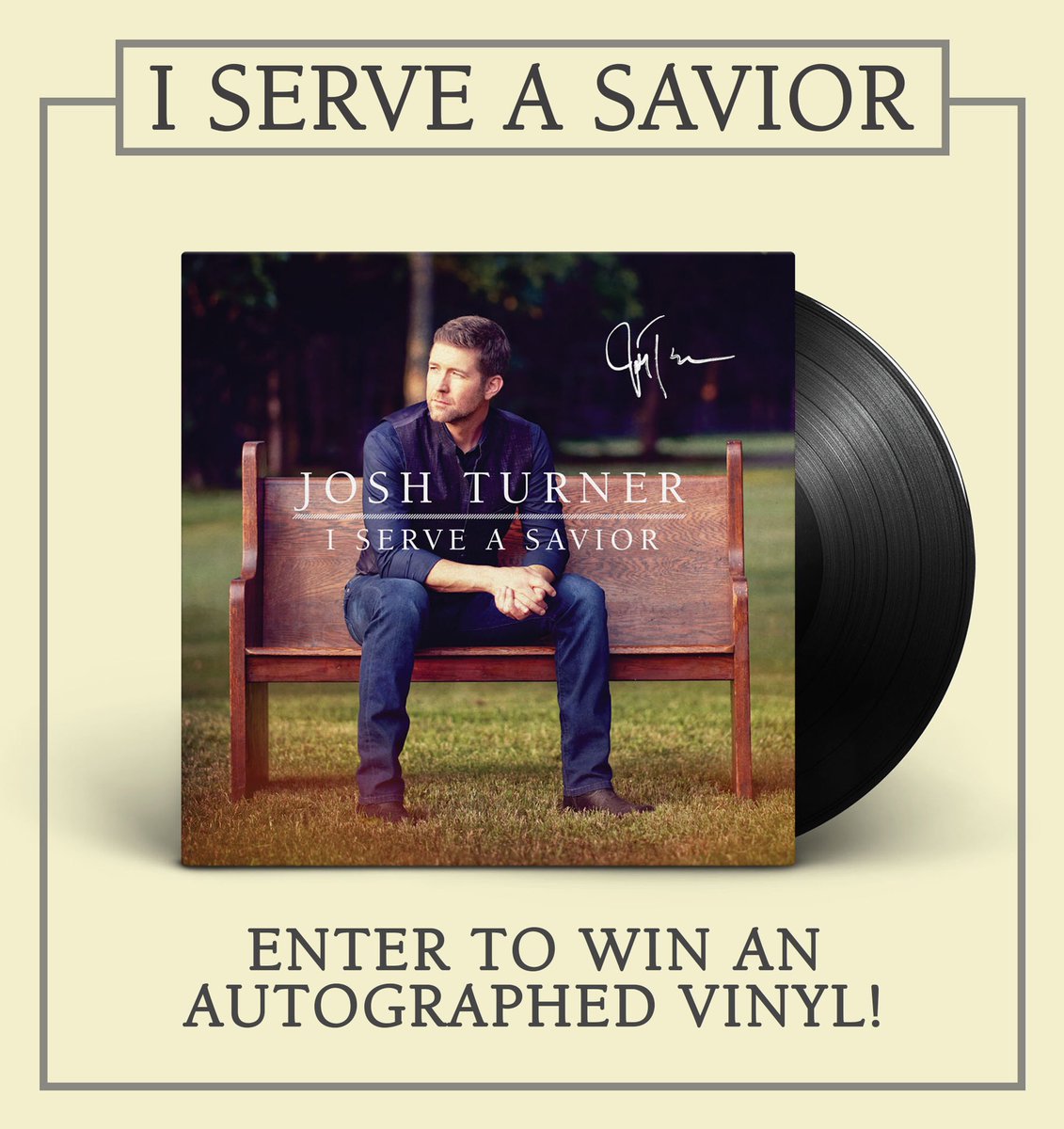joshturnermusic's tweet image. Hey y’all! I’m giving away an autographed copy of my new vinyl record in celebration of its release on March 8th. Favorite and retweet this to enter. The winner will be announced 3/1 and will be notified and announced via Twitter.