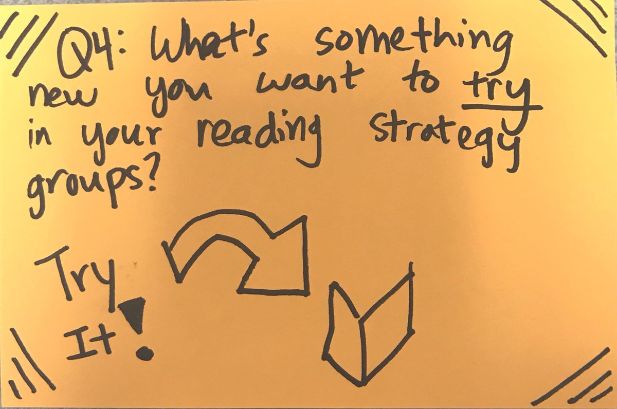 thetallone13's tweet photo. Q4 What's something new you want to try in your reading strategy groups?
#LitTorchChat https://t.co/eFmnM6YdnV