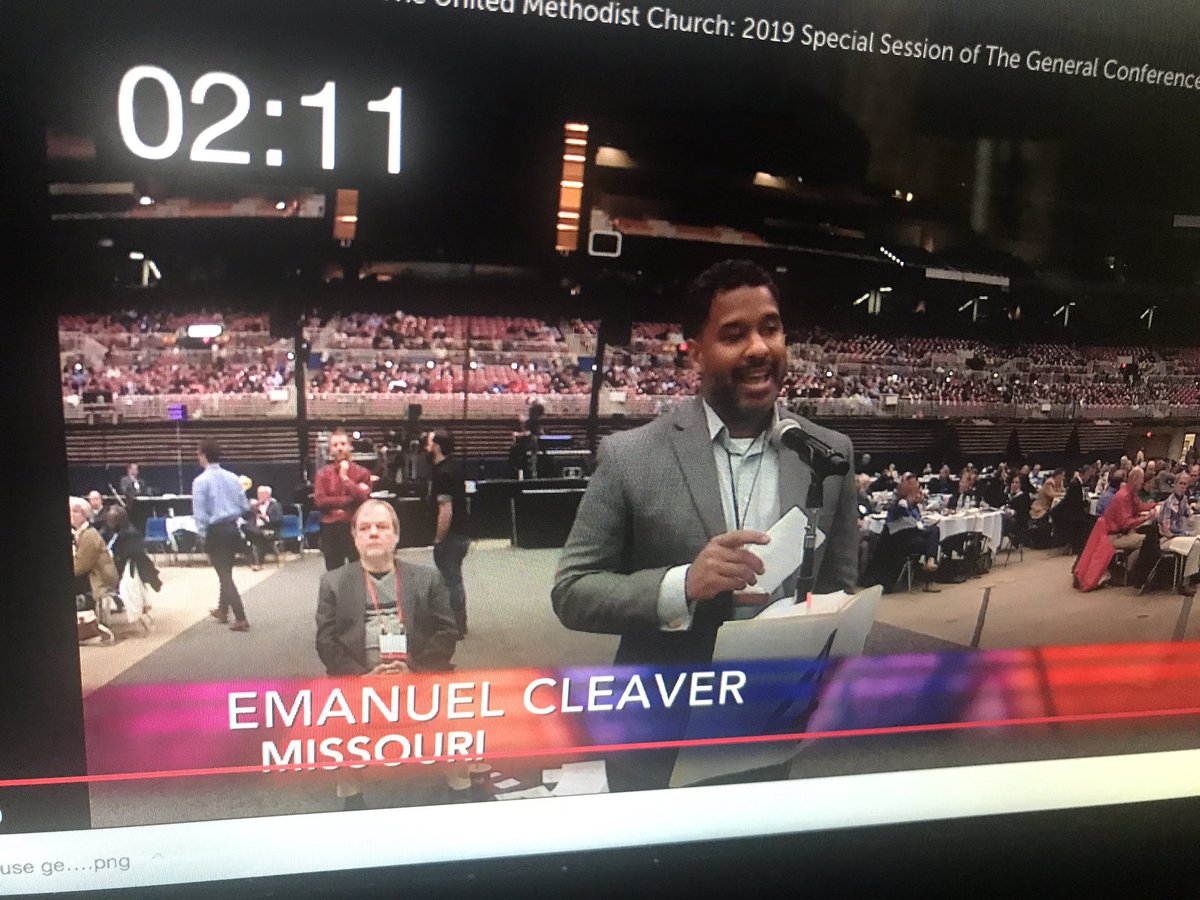 MJKirby7's tweet photo. Overlooking gender pay inequality... Many women will not be appointed to serve in our largest churches. We are overlooking that. —Emmanuel Clever #GC2019! Preach!! 🔥 https://t.co/k0bByWMc8K