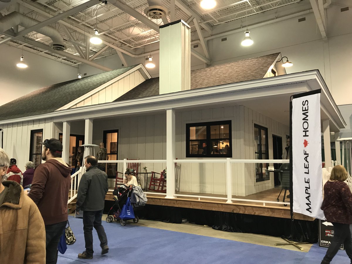 MonctonHomeShow's tweet photo. [Exhibitor Profile] Maple Leaf Homes has been locally owned and operated for over 30 years. 

📷 photo of 2018's model home inside the Moncton Coliseum Agrena Complex. https://t.co/04VE4yeZq5