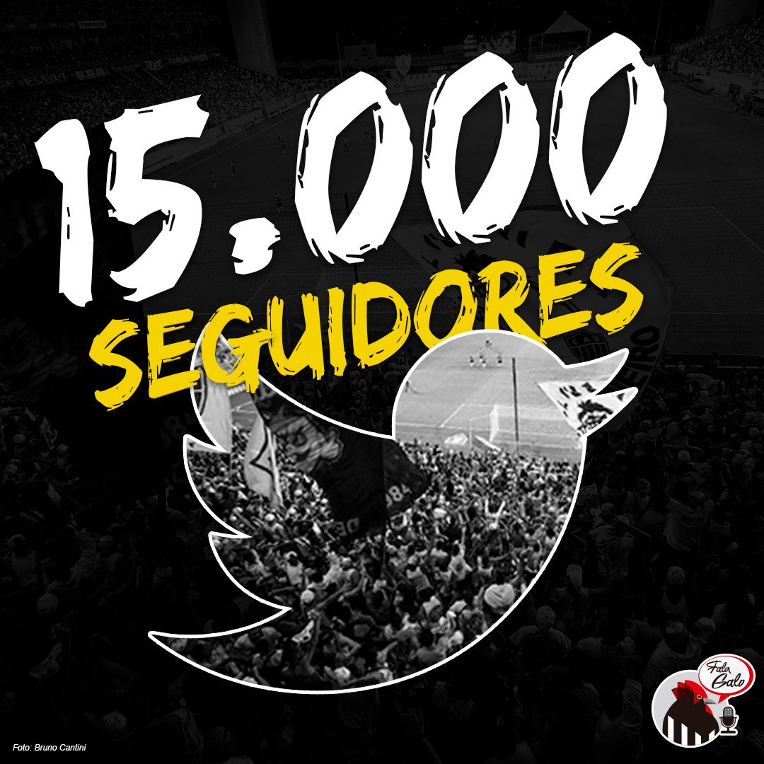Falagalo13's tweet photo. ObriGALO amigos pela confiança, graças a vocês já somos 15 mil!
#Gratidão 🏴🏳️
#FalaGalo15k #Atletico #Galo #RedeGalo #FG13 #CAM https://t.co/FeNFEZrf2D