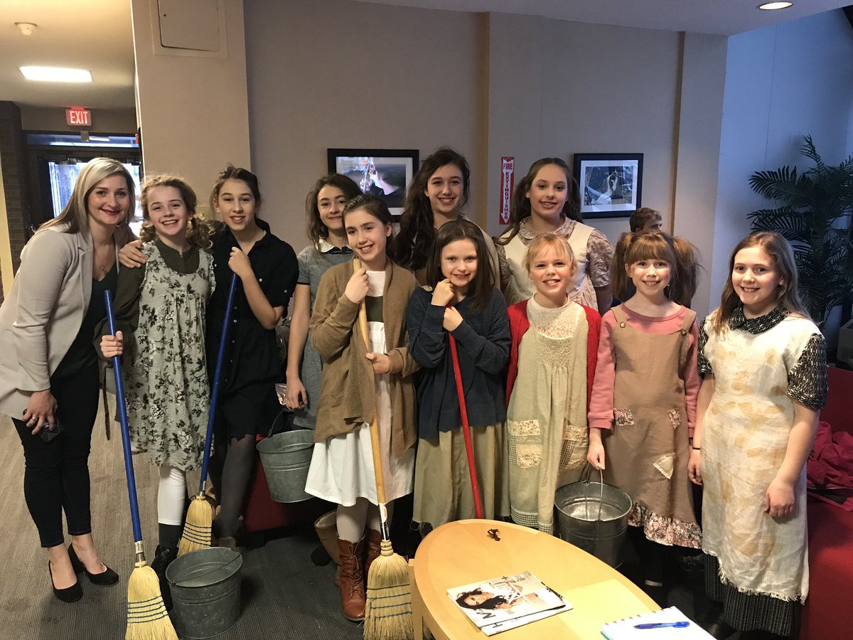 lakecrestnl's tweet photo. The Annie orphans ready for an appearance on @OutoftheFogTV https://t.co/DYXoOzOOqI