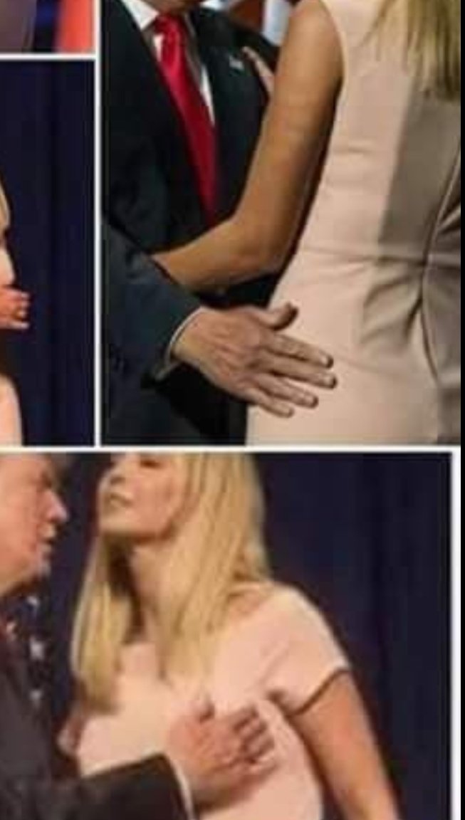 Cole90029LA's tweet photo. @psychdr100 Is little miss priss having an orgasm in the middle picture? 
This is as far on TRump porn as I wanna get. https://t.co/m8QHx7T0iv