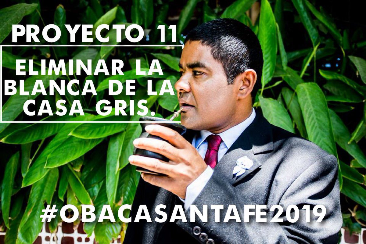 OmarObaca2019's tweet photo. Proyectos fuertes. En #SantaFe el narcotráfico se las va a ver oscuras. 

🖖🏿#ObacaGobernador👦🏿 https://t.co/TZ2qtwOyh9