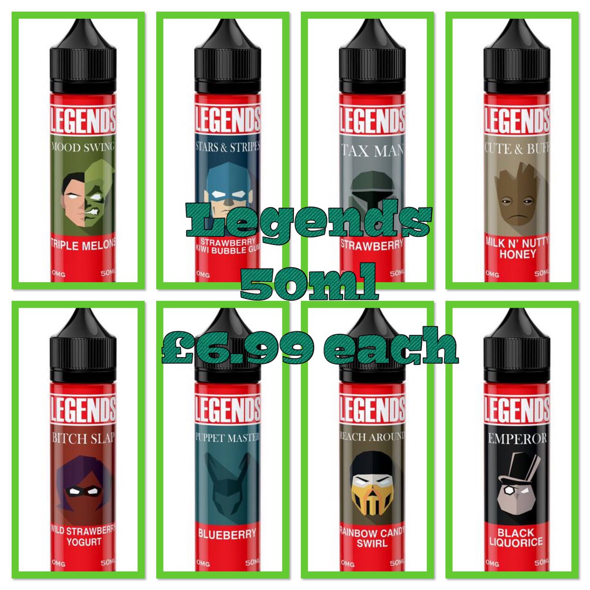 Legends all stars 50ml only £6.99 each 😊