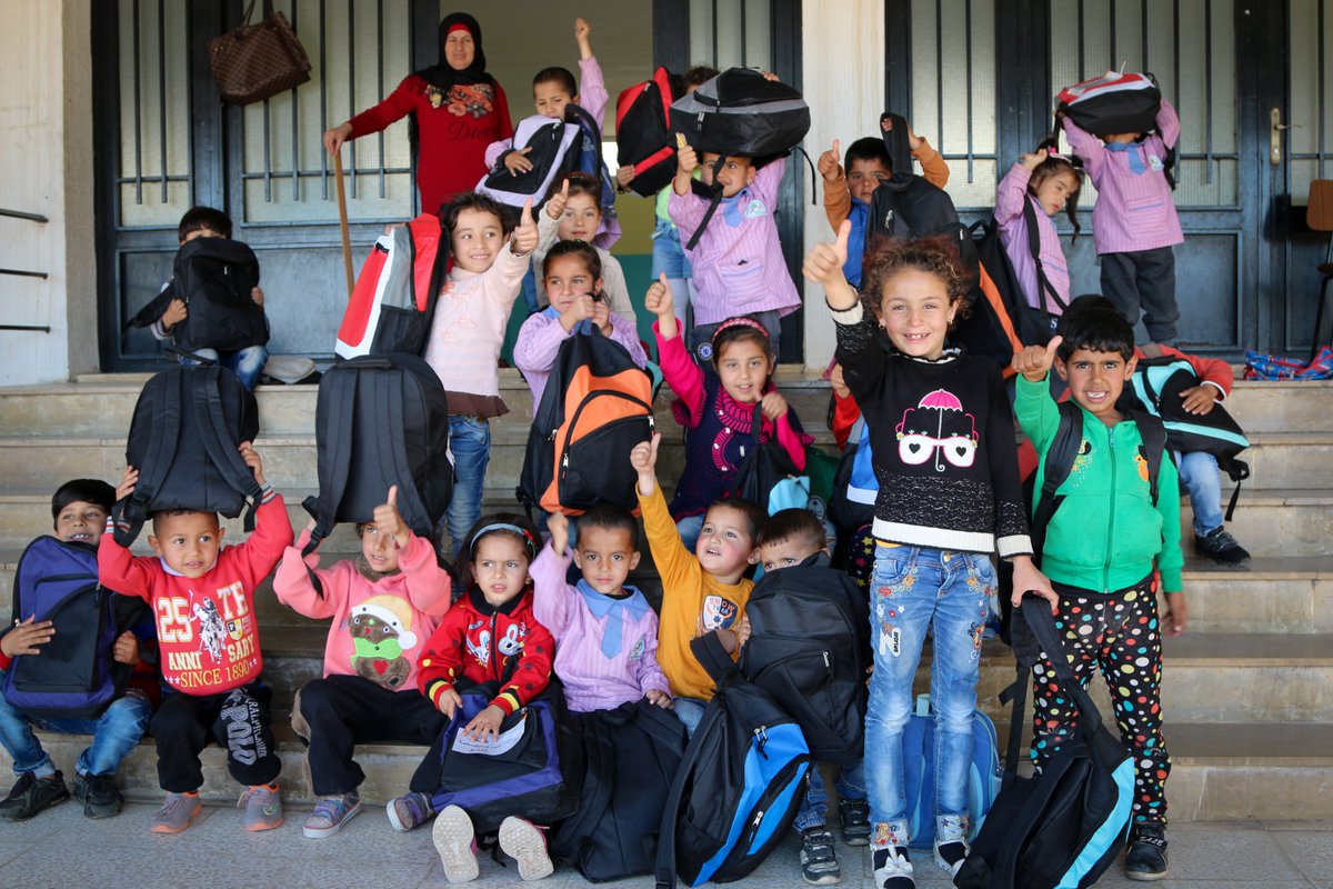 kimmy_8201's tweet photo. #KitsInAction
A glance at what @WorldVisionUSA #Kits mean to children in the field.
Students at Ain Arab school in Marjeyoun, Lebanon--a town gripped by #poverty & #vulnerability--are thrilled about their new #promisepacks! Visit: https://t.co/0XI5PbnneW
#giveback #csr #b2b #wvus https://t.co/Y4DiFleerv