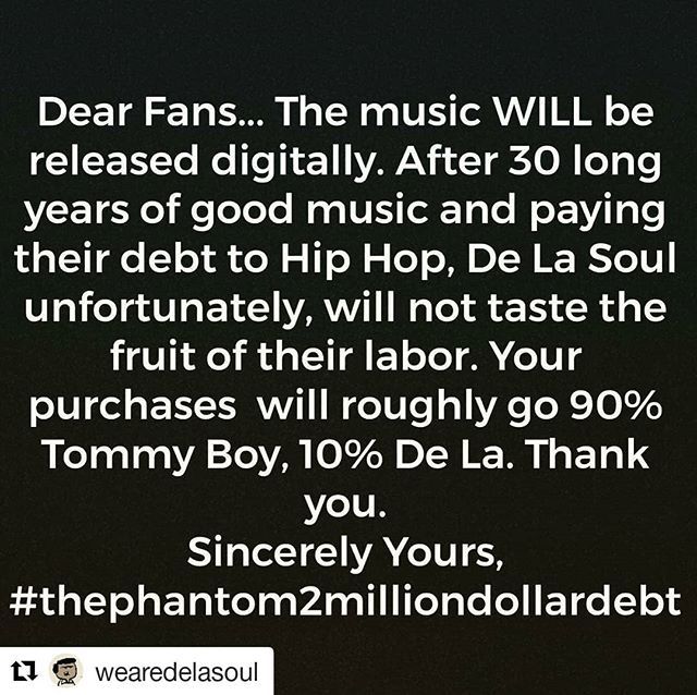 SndTableKnights's tweet image. #Repost @wearedelasoul (@get_repost)
・・・
Don’t feed the Vultures, support and respect the culture #30years If you wanna support De La Soul, cop the #grinddate and  #anonymousnobody albums , Coming soon: #delasoul @realpeterock and @djpremier 2019!!! ift.tt/2H4S91e