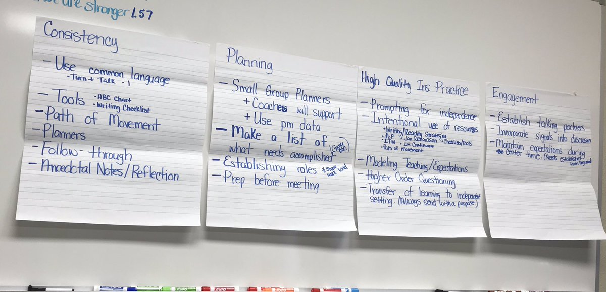 Another great day of observing, learning, and planning during Goodman’s  site visit today at South. #unitedwearestronger, <a href="/NSDGoodman/">Goodman Elementary</a>, #PCL