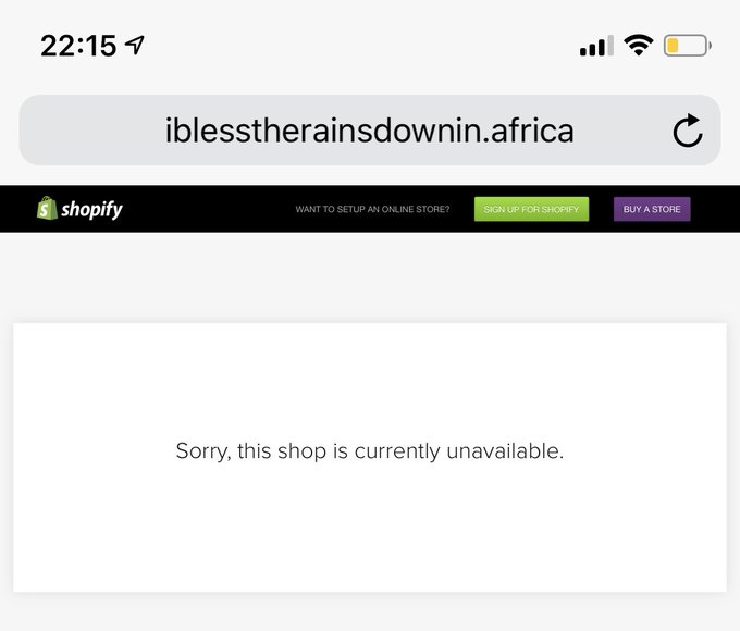 iblesstherainsdownin(.)africa is taken as well. https://t.co/1Mdhqe8nHo<a href="/tag/xcode"class="tags"><span>#xcode</span></a>