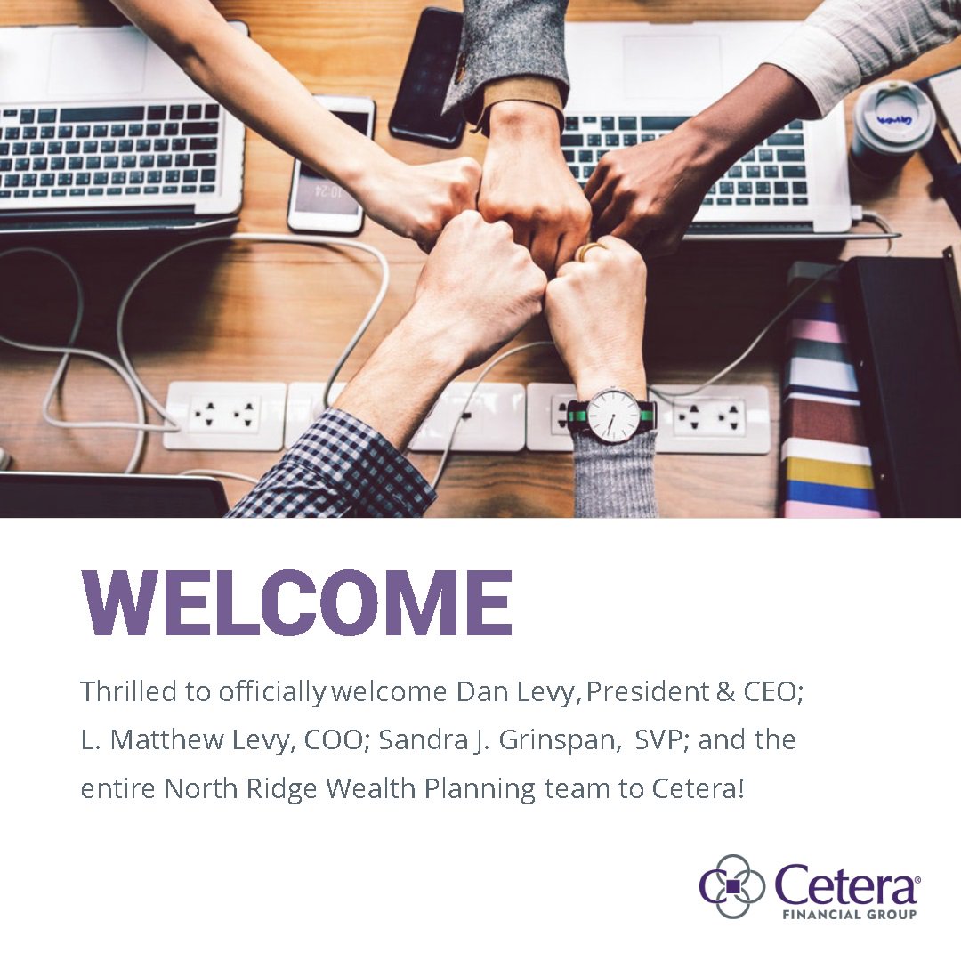 CeteraFinancial's tweet photo. Investing in advisors' success pays off. Our #communityofindependence grows stronger everyday. Thrilled to welcome the powerhouse team from North Ridge Wealth Planning to Cetera. More in @finplan with @TobySalFP https://t.co/HZMFIhYqBN https://t.co/sGBxojIGlH