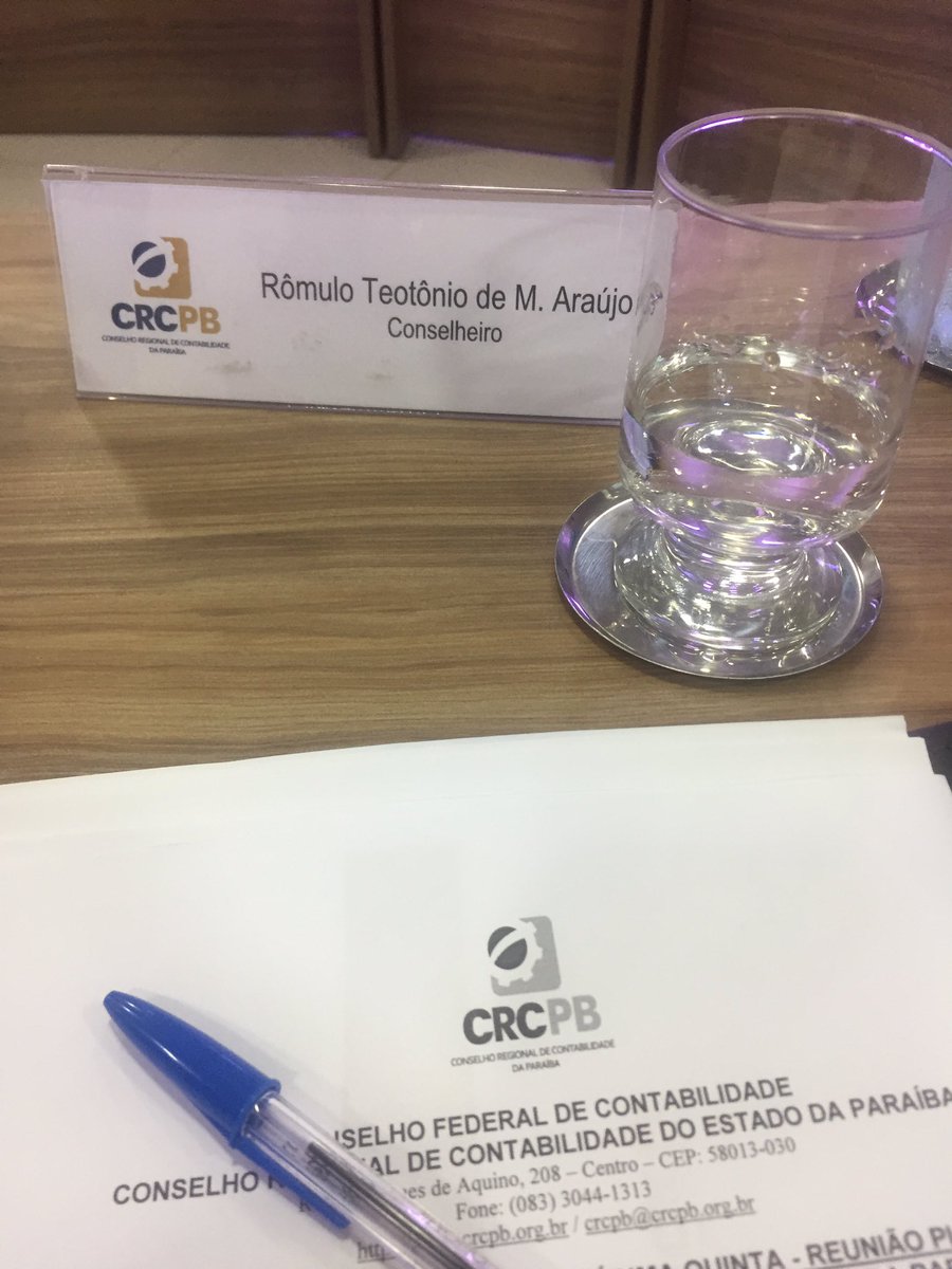 RomuloTeotonio's tweet photo. Mais um dia de trabalho dedicado à classe contábil, manhã de reuniões da câmara de fiscalização e controle interna e à tarde plenária. #CRCPB #Voluntariado #FeitoComDedicação https://t.co/T3X1CNNzBb