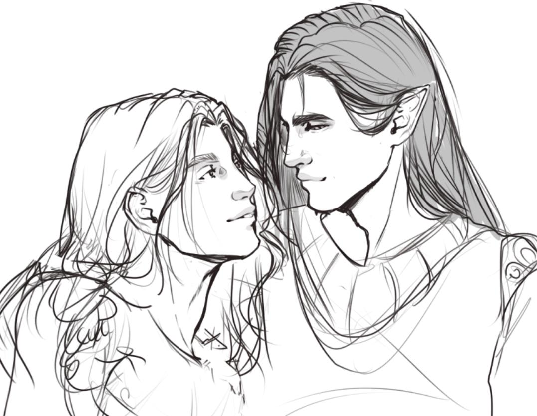 junie_junette's tweet photo. Just a little quick sketch before going to bed ! Alec and Seregil from one of my fav fantasy lgbt books, Nightrunner ! And a small comparison with the last drawing I did of them in... 2014 haha. Good night everybody and... 
LUCK IN THE SHADOWS AND IN THE LIGHT ! https://t.co/QOmFK3dR1n