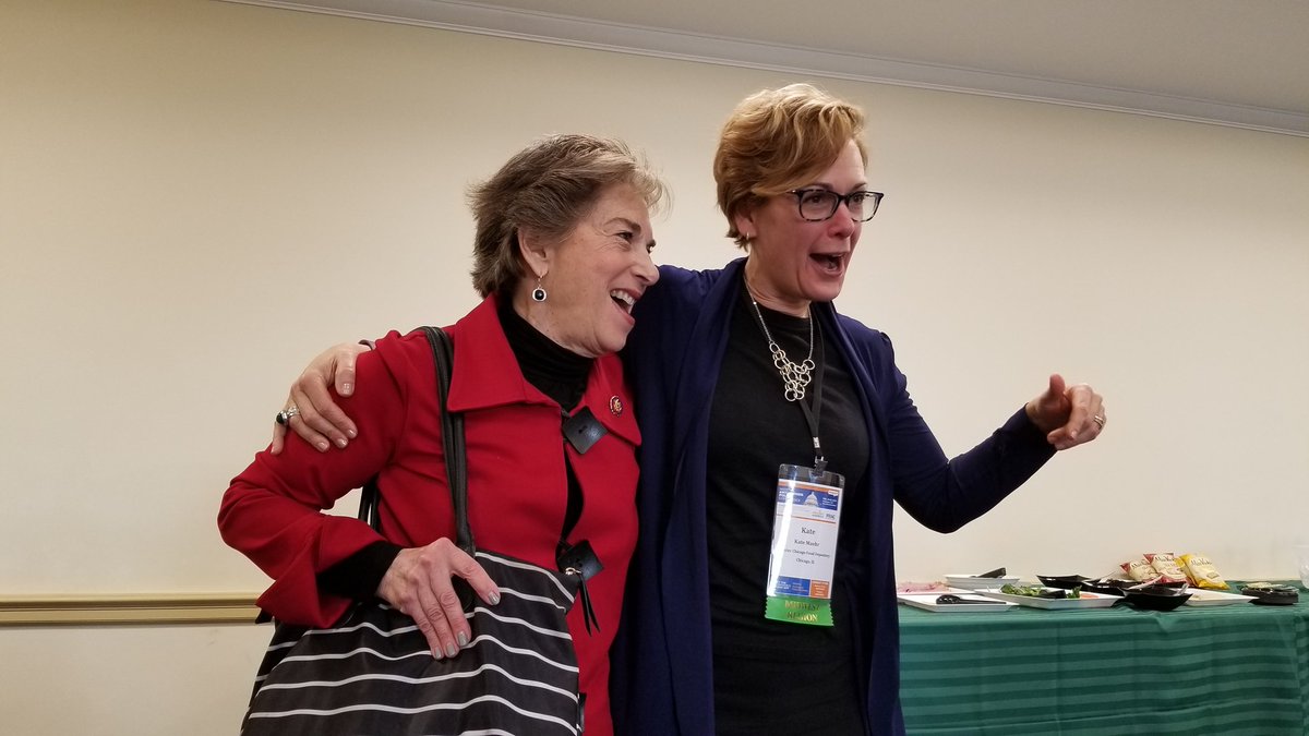 FoodDepository's tweet photo. .@janschakowsky stopped by our debrief on Capitol Hill and had this to say: "We're the richest country in the world. ... It is just wrong that anyone should have to be hungry. It is just wrong." #endhungernow #HandsOffSNAP https://t.co/KYeanWN8Ke