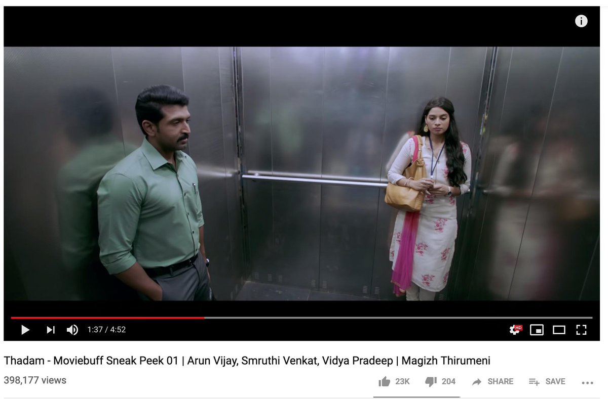 Christopher Kanagaraj On Twitter Thadam Movie Sneak Peek Is Impressive Magizh Thirumeni Has Already Proved That He Is A Romantic Director In Thadayarathaakka Https T Co R15nm2izwz Https T Co 92ije7itsa