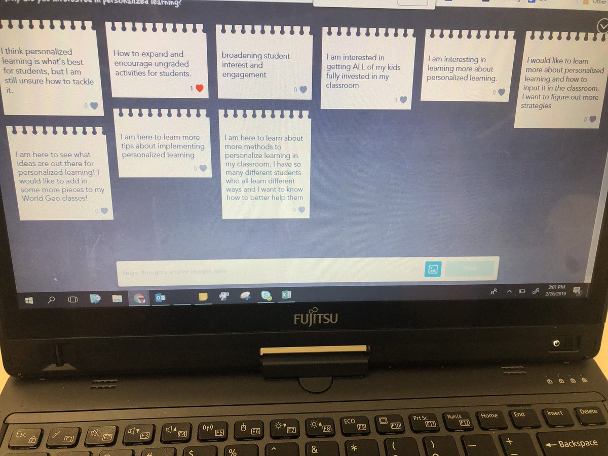 MissRobertson09's tweet photo. I loved @ChaseDeBord’s presentation on #PersonalizedLearning today! Hearing my peers thoughts and concerns always helps me grow as an educator! #CainPPL #TuneUpTuesday #Anchored2Cain @CaitlinCloyd https://t.co/Dm8N291FNO