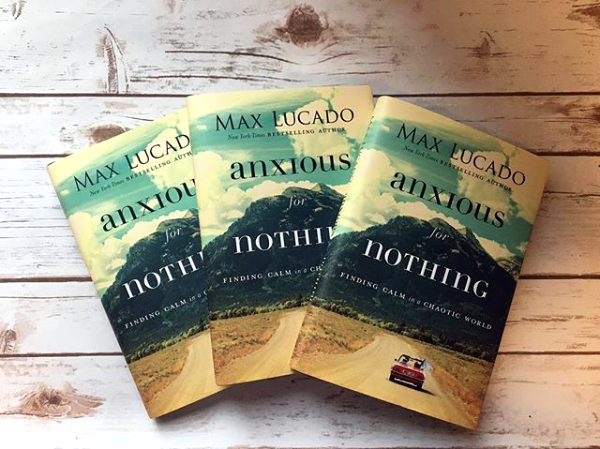 MaxLucado's tweet photo. Hi friends!

If you have yet to pick up Max’s book, Anxious for Nothing, for you or a friend, now is a great time. @BNBuzz is offering 50% off until March 4th in store &amp; online.

If you’re interested, you can learn more here: https://t.co/WaFHk0kqBd 

Blessings!
-Team Lucado https://t.co/3HNG8h85Uv