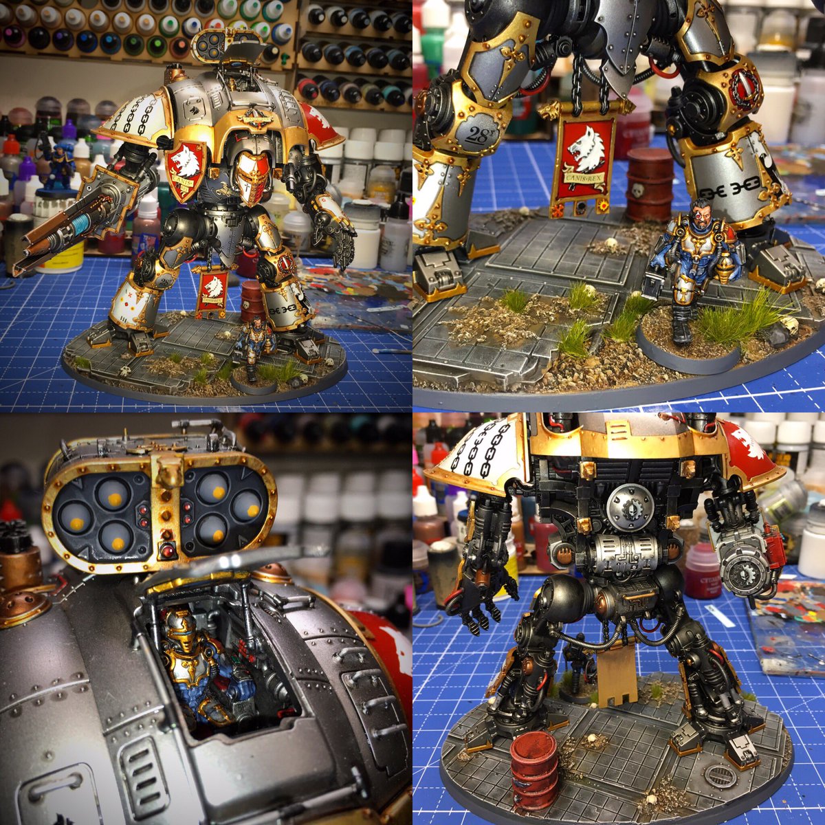 blazoncek's tweet photo. #CanisRex finaly done.
I was hoping the base would be looking better but that’s what you get when you don’t have a plan. 🤷♂️
Still pleased overall. 😄
#imperialknights #lastoftheline #sirHekhtur #warmongers https://t.co/At5FvHgb5G