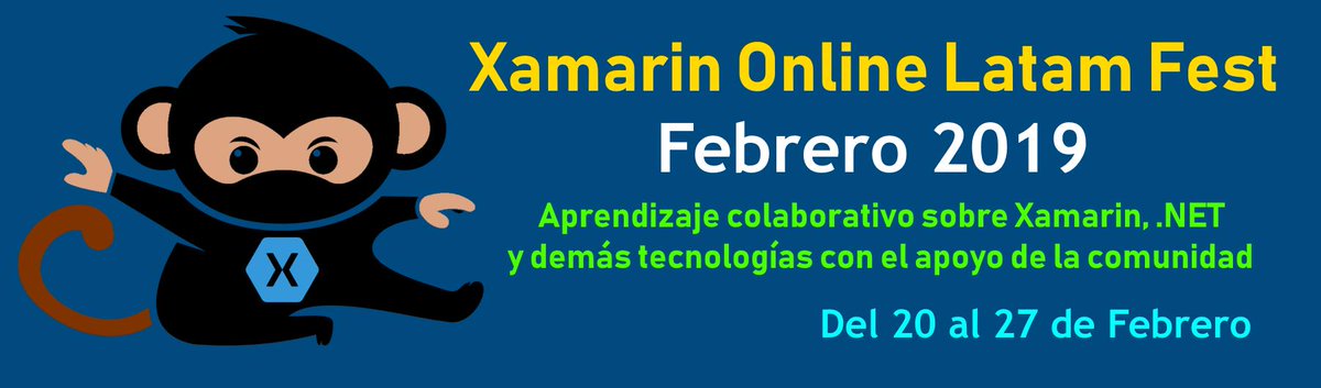 darkicebeam's tweet image. En la segunda sesión estaré hablándoles de la librería #ZXing .NET para generar #barcodes, #QR (y más) en #XamarinForms

En vivo: meet.lync.com/solucionesmovi…

Horario: De 8 a 9 pm (GMT -6, Ciudad de México)

Gracias por darle seguimiento al #XamLatamFest.

#MVPBuzz #Xamarin