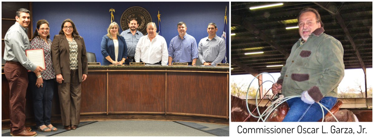 HidalgoCountyTX's tweet photo. Today, #HCDD1 passed a resolution and dedicated the @hcdrainage Administration Building located at 902 N. Doolittle Road in Edinburg, to pay tribute to the memory of Commissioner Oscar L. Garza, Jr. and his notable record of service to the people of Hidalgo County. https://t.co/4DsKyDMbZS