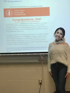NISDSTEVENS's tweet photo. Stevens Senior Kim Rendon has been selected as a Coca-Cola Scholar and will recieve a $20K scholarship! https://t.co/m60xhU0zuO