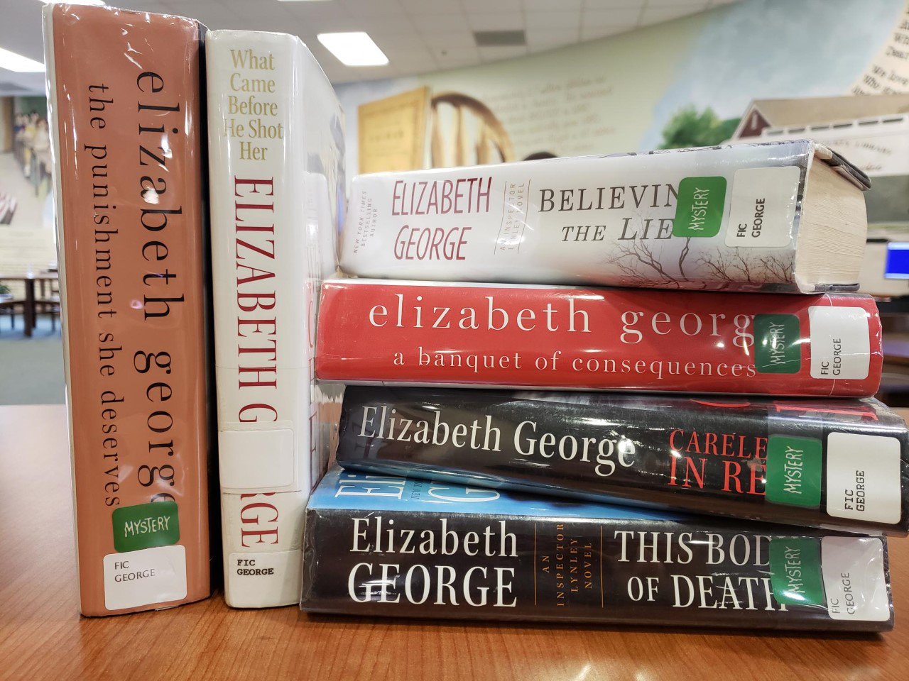 Happy birthday to author Elizabeth George!
 