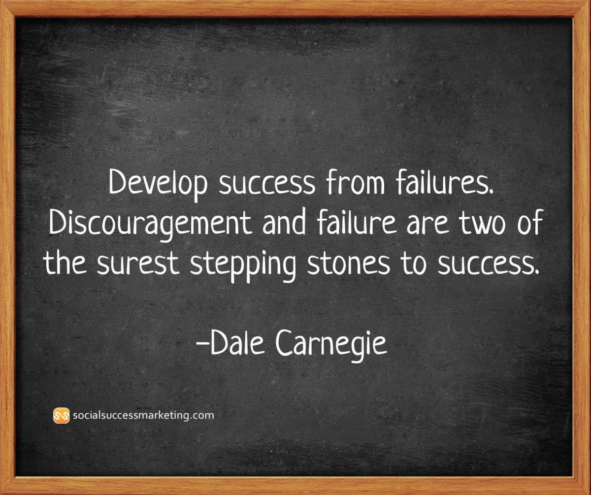SocialSMktg's tweet image. Develop success from failures.

#successquote #SocialSuccessMarketing