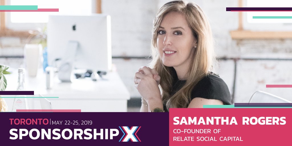 SponsorshipX's tweet image. A firm believer that everything in life comes from authentic relationships, @samanthalrogers is a social capitalist with an expertise in #sportphilanthropy. Join us as Samantha, Co-Founder of @relateSC takes the stage at sponsorshipX Toronto. Learn more at sponsorshipx.com/toronto/