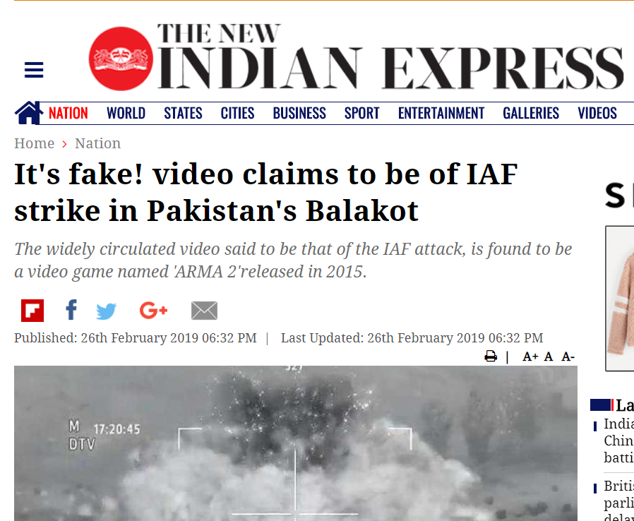 MaxPlanck662's tweet photo. Where are the 300 bodies???
In the age of satellites and smarphones
Modi's lies expose India lost credibility!!!
IndianFailedStrike https://t.co/GzfhjZhMCs