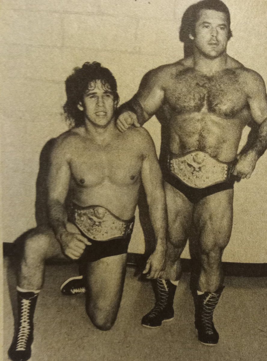Rasslin' History 101 on Twitter: "Tito Santana and Ivan Putski as the WWF World Tag Team Champions back in 1979.… "