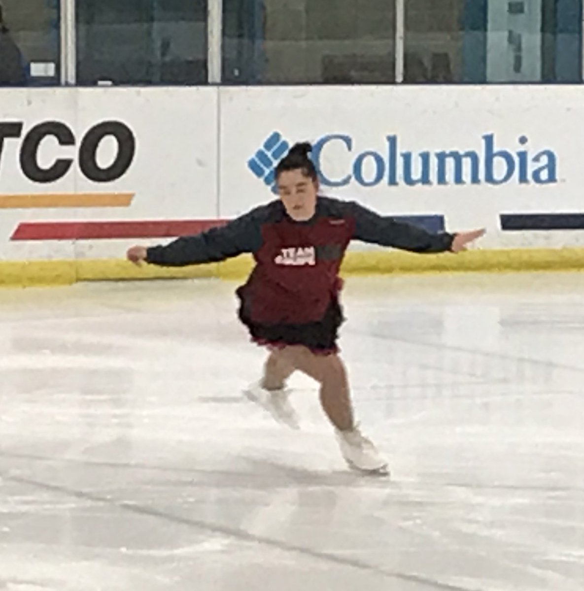 VBMonica6's tweet photo. SO Skaters Molly Kane &amp; Miranda Dedam @Team_EquipeNB #CGFigureSkating @2019CanadaGames looked great today during their training session at the Collicutt Centre.
#ThisIsOurMoment https://t.co/hwbx12l0uD