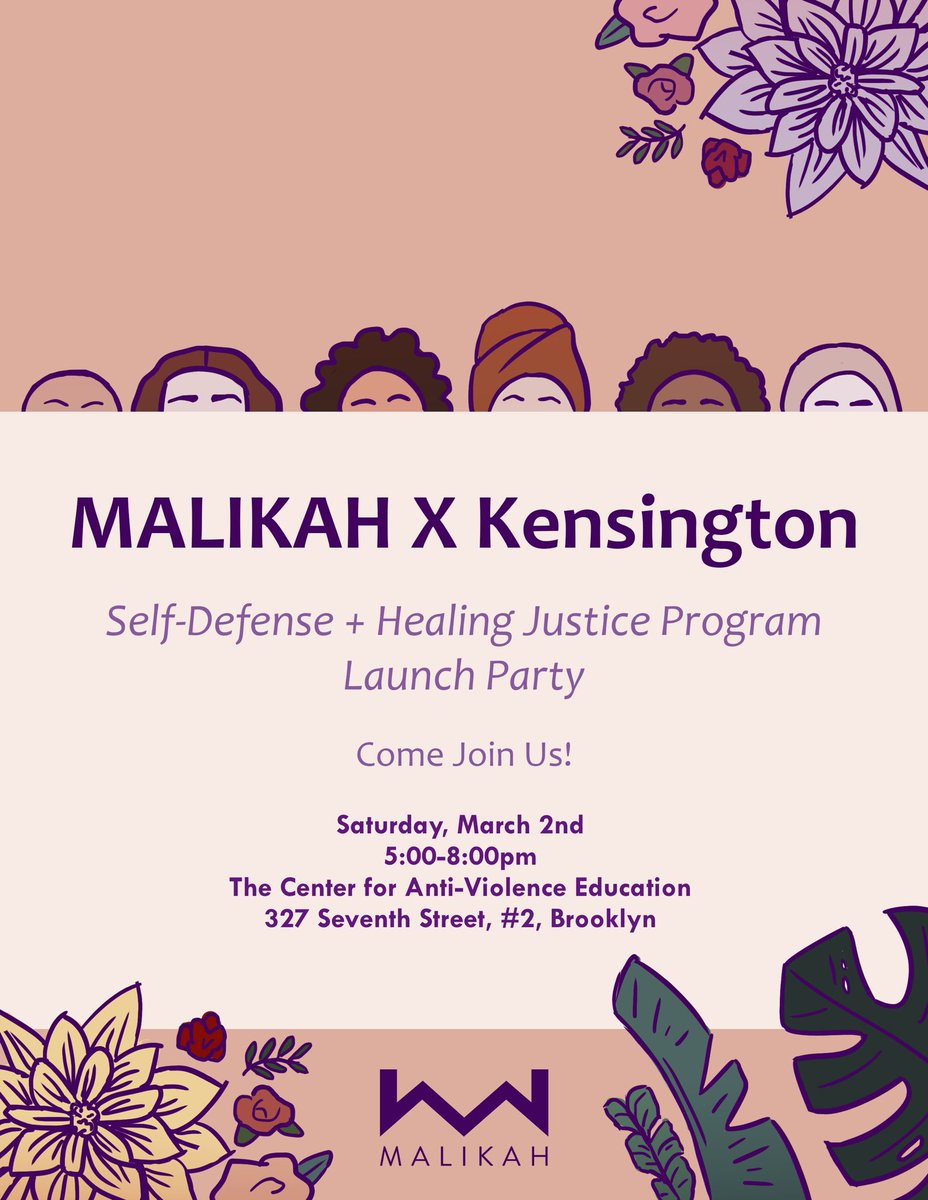 ShahanaFromBK's tweet photo. .@PBnyc39 Cycle 7 winner @wearemalikah is launching its 10-wk self-defense series 4 young Bangladeshi women/femmes &amp; allies on Sat 3/2 at @CAENYC. r u 16-25 &amp; interested in building resistance 4 the movement? 

SIGN UP 4 THE PARTY + SERIES HERE + SHARE: https://t.co/LwNUhqphGm https://t.co/gK72EHF1KW