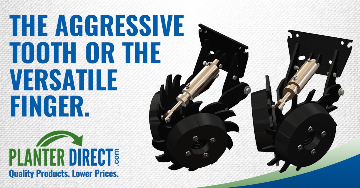 PlanterDirect's tweet photo. Our Commander Wheels are available with either Tooth or Finger configurations to best suit soil conditions. #commander #rowcleaner https://t.co/aJU1eeMwBI