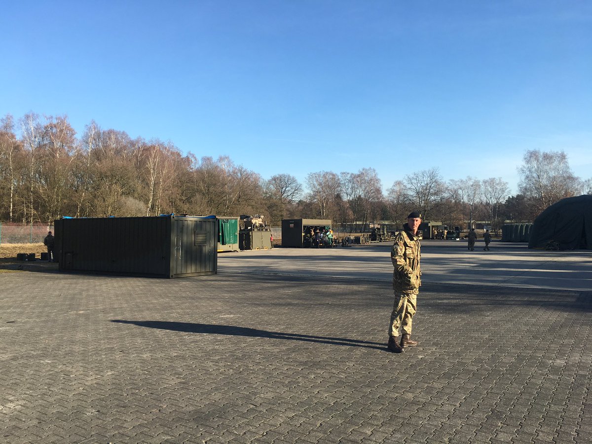 A fantastic visit to Exercise DRAGONS REVIVAL in Sennelager seeing ‘whole force’ in play - Sponsored Reserves (Babcock); Reserves (101 Bn REME); and Regular (5 FS Bn REME) soldiers working together! #WeAreREME #WholeForce #Integrated #TheatreEnablement #WeAre104