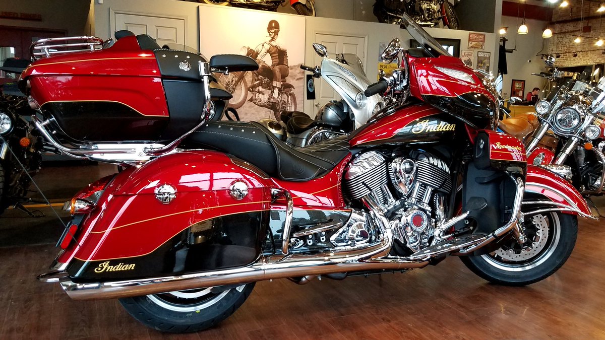 indianmc_okc's tweet photo. What do you think of the new Roadmaster Elite model? Stop by the store to see it! #RoadmasterElite #indianmotorcycle #indianroadmaster #indianmotorcycles #touringbike #touringmotorcycle #111ci #thunderstroke #custompaint #redcandy #blackcrystal #limitededition https://t.co/x9NyUopwI4