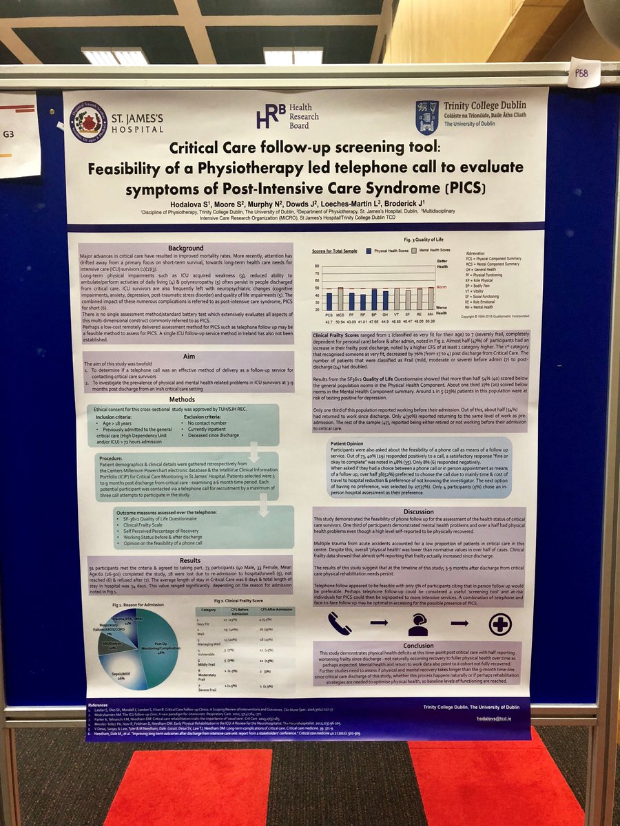 jubroderick's tweet photo. Congrats to 3rd year @PtTcd student Sofia Hodalova who presented her @hrbireland summer student scholarship research conducted with @stjamesdublin @SPHeREprogramme #sphere19 today. Great achievement Sofia! https://t.co/eBcvSHSZDD