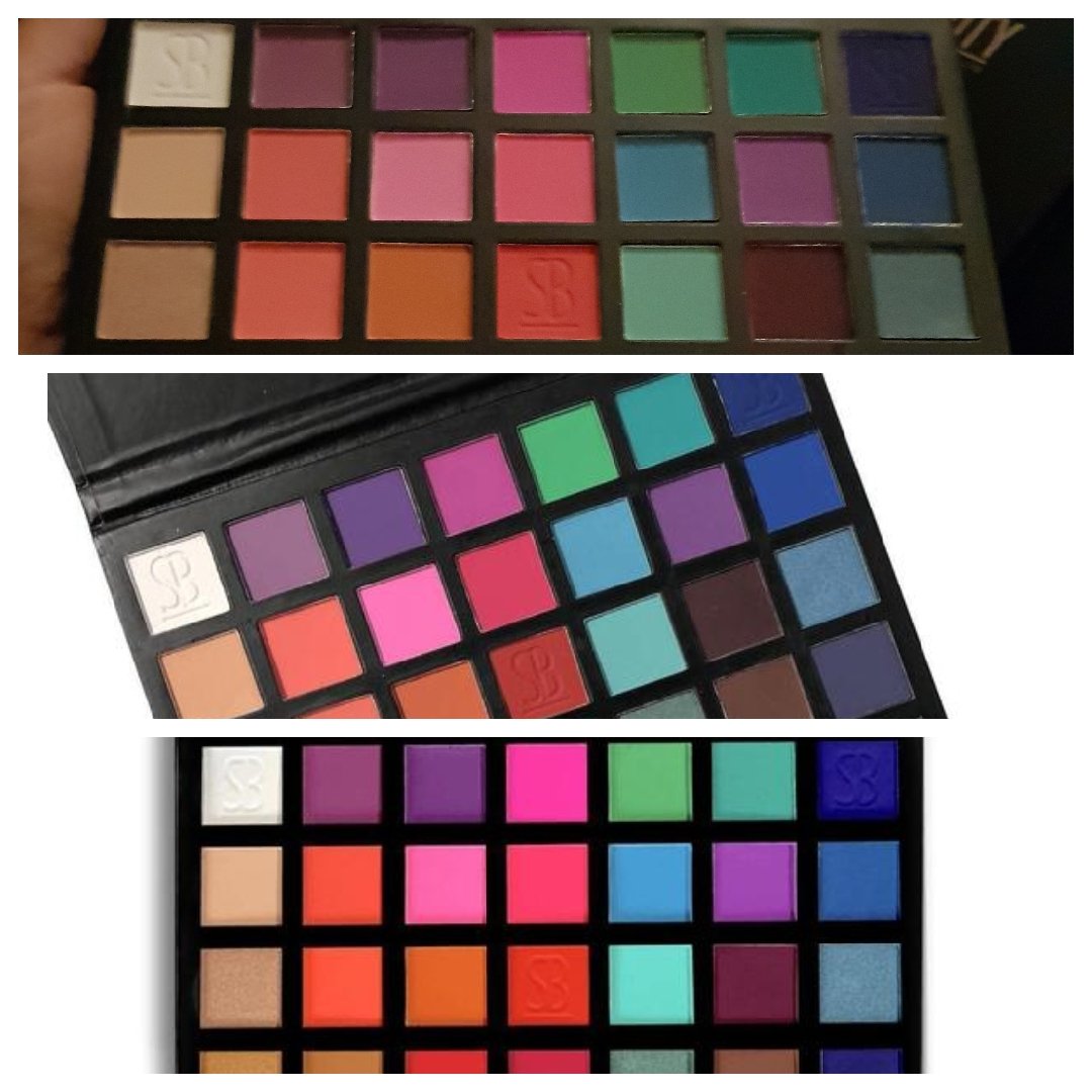 LexxingtonS's tweet photo. @beautybay STILL trying to tell me the palette they sent me is correct. Palette I received at top, paradigm shift palette in the middle, and paradigm shift II palette I ordered at the bottom🙄🙄 @samplebeautysb can you clear this up?? Because @beautybay are being a tad obtuse! https://t.co/5vnGosvFWB