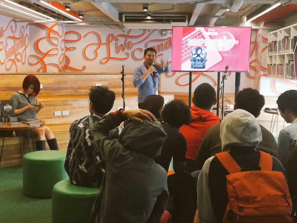 ciitphilippines's tweet image. #Indiepreneurship with @RaketChickTwits is about to start! We can&apos;t wait to get some nuggets of wisdom from the expert herself today! #CIITArtsWeek #ArtsWeeksaCIIT