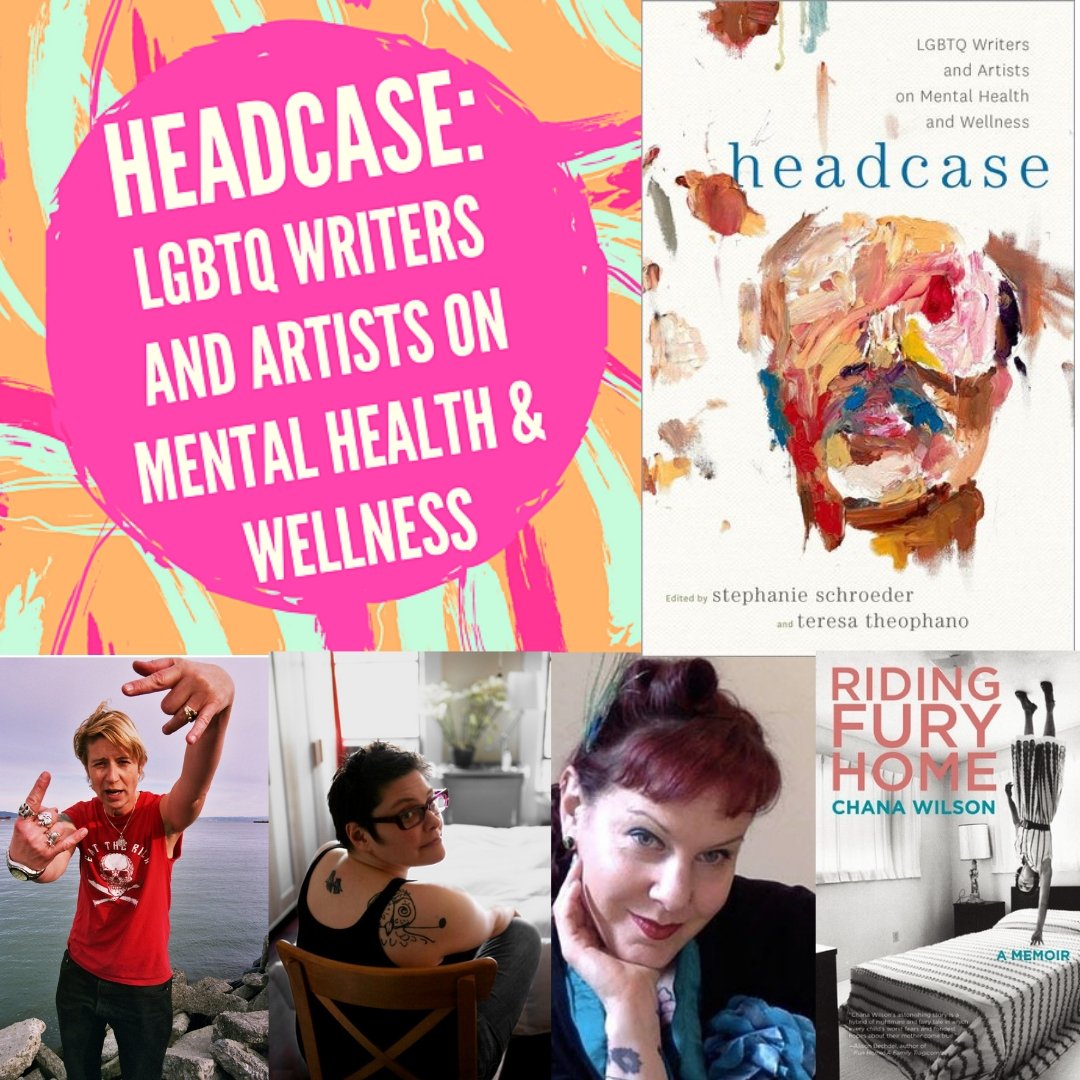 SFPublicLibrary's tweet image. TONIGHT 3/5, 6PM, #SFPLMainLibrary,  Headcase: #LGBTQ #Writers &amp;amp; #Artists on #MentalHealth w/ @StephS910 @teresatheo @lynneeboy sfpl.org/index.php?pg=1…