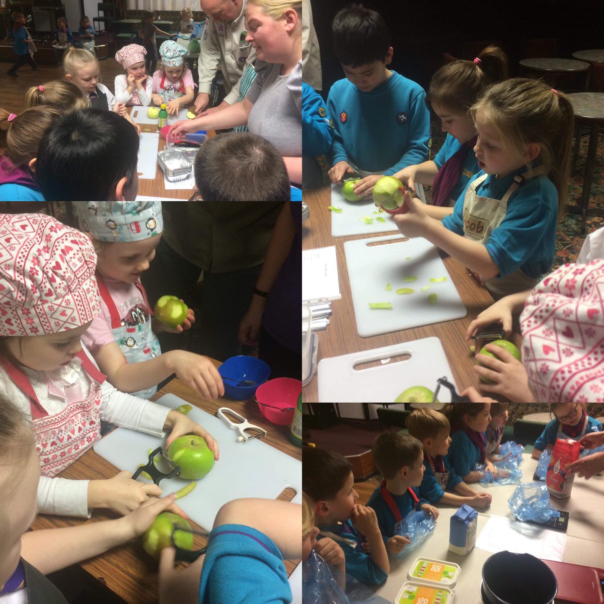 4th Beavers have been making crumble tonight... working towards their cook badge. Well done & thank you to our YL who organised it all 👍👍 @MerseysideScout  #cookingfun #skillsforlife