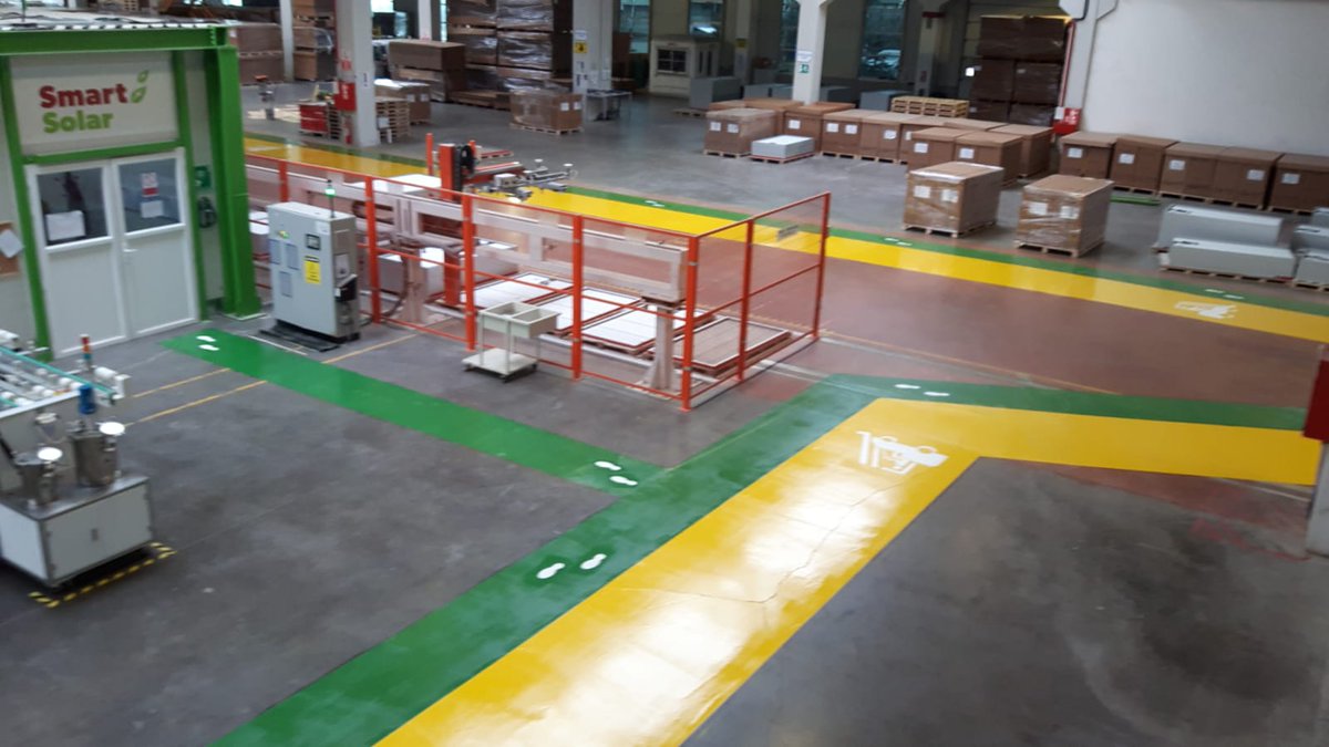 ErmTrafik's tweet photo. Fabrika içi yol çizgileri https://t.co/cpaGnR6tsc