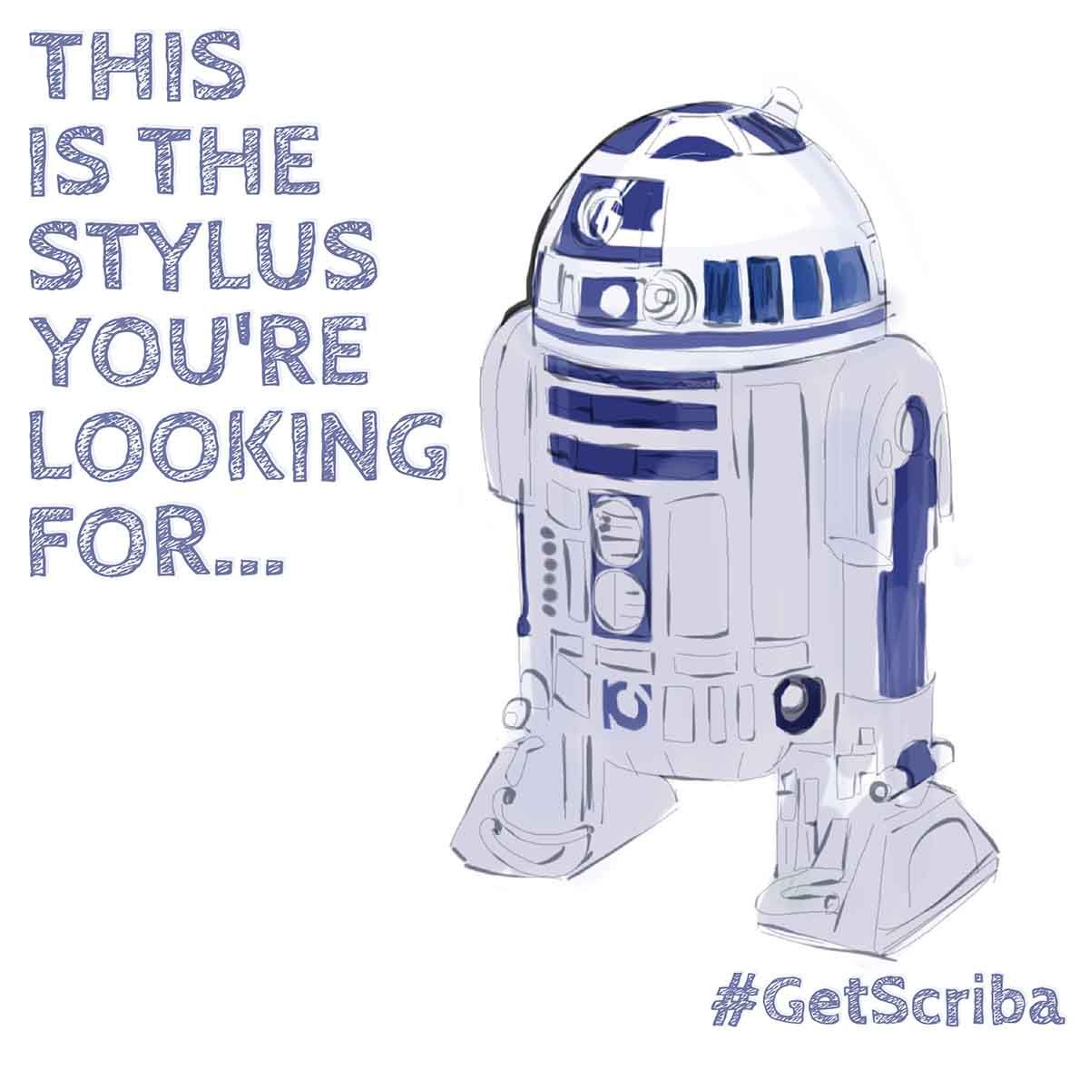 davidhcraig's tweet photo. With the power of Scriba, the force of creativity will be with your always. #GetScriba https://t.co/ZvZHPH4AUF